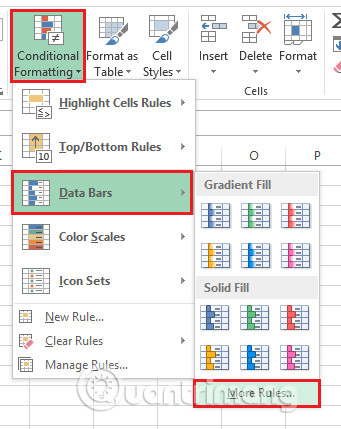 Cách tạo Progress bar bằng định dạng có điều kiện trong Excel 2013, 2010 và 2007 - Ảnh minh hoạ 2