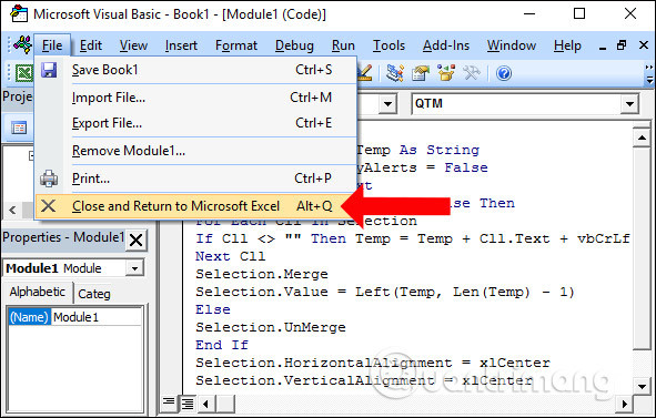 Cách gộp nhiều ô thành 1 trên Excel không mất dữ liệu - Ảnh minh hoạ 10