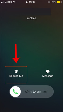 Nhắc cuộc gọi lỡ