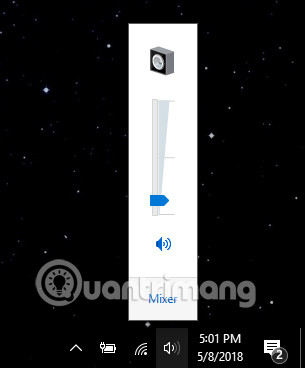 Sử dụng điều khiển âm lượng như trong Windows 7