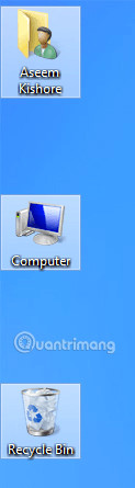 Tăng khoảng cách giữa các icon