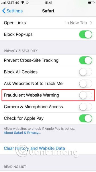 Thay đổi 7 cài đặt iOS sau để bảo mật Safari tốt hơn - Ảnh minh hoạ 8