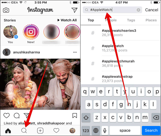 Cách theo dõi/hủy theo dõi Hashtag Instagram trên iPhone và iPad