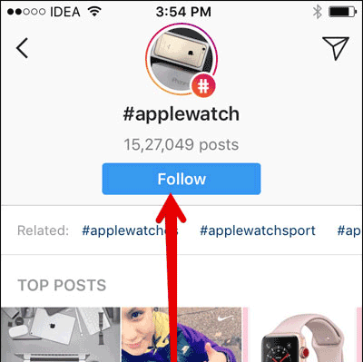 Cách theo dõi/hủy theo dõi Hashtag Instagram trên iPhone và iPad - Ảnh minh hoạ 2