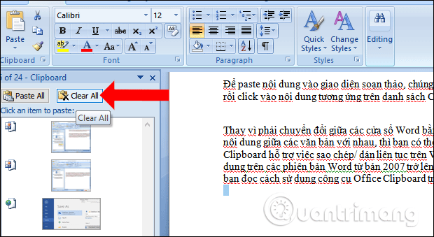 Cách dùng Office Clipboard tăng tốc sao chép trên Word - Ảnh minh hoạ 4