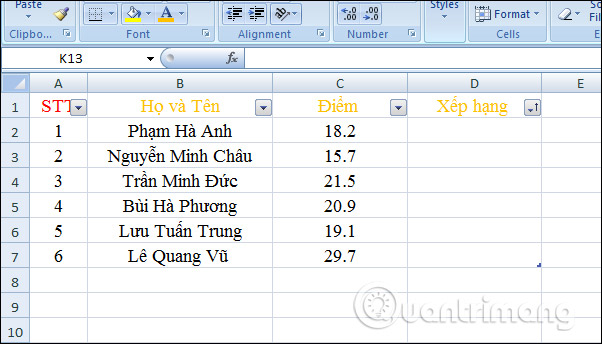 Cách xóa định dạng bảng trong Excel - Ảnh minh hoạ 6