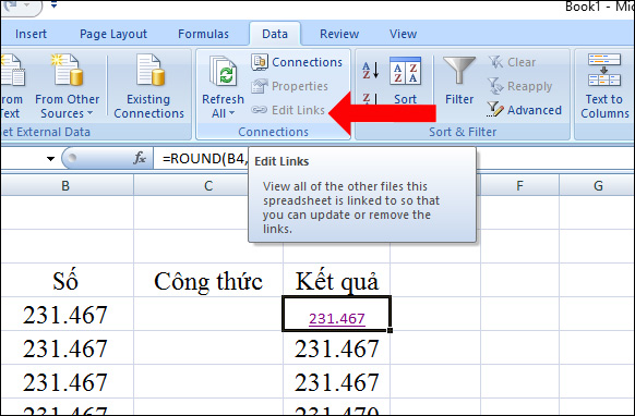 Cách tắt thông báo Update Link trên Excel - Ảnh minh hoạ 3