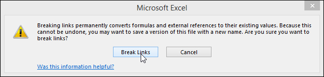 Cách tắt thông báo Update Link trên Excel - Ảnh minh hoạ 5